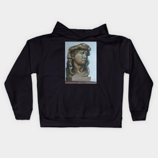 the statue Kids Hoodie